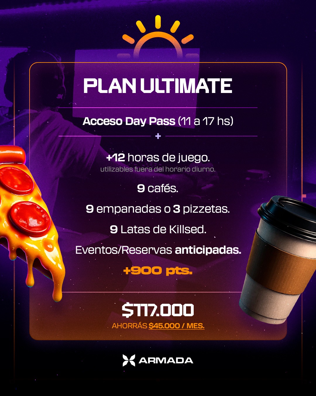 Plan Ultimate — $117.000 por mes